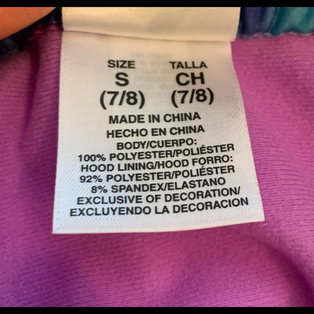Girls Purple Adidas Jacket - Picture 4 of 4